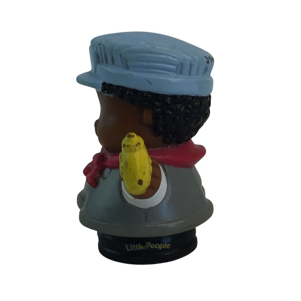 Fisher Price Little People Figures Two Fire Fighters with Kitty Train Conductor - Picture 11 of 13